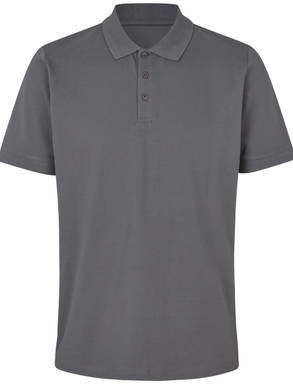 Polo bio ID 0586 - Gris argenté