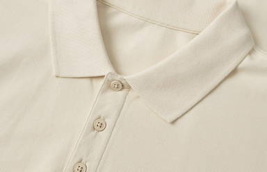 Polo bio ID 0586 - Blanc cassé