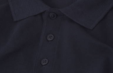 Polo bio ID 0586 - Bleu marine