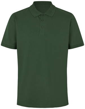 Polo bio ID 0586 - Vert bouteille
