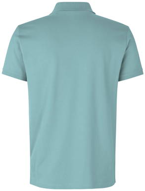 Polo bio ID 0586 - Aqua poussiéreux