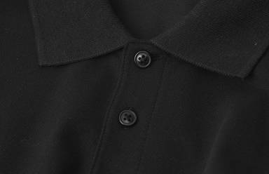 Polo bio ID 0586 - Noir