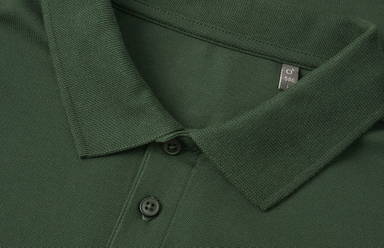 Polo bio ID 0586 - Vert bouteille