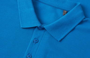 Polo bio ID 0586 - Azur