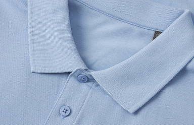 Polo bio ID 0586 - Bleu clair