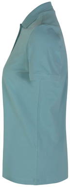 Polo femme bio ID 0587 - Aqua chiné