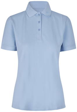 Polo femme bio ID 0587 - Bleu clair