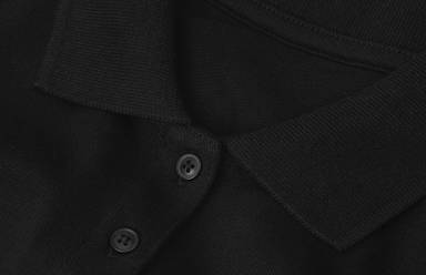 Polo femme bio ID 0587 - Noir
