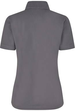 Polo femme bio ID 0587 - Gris argenté