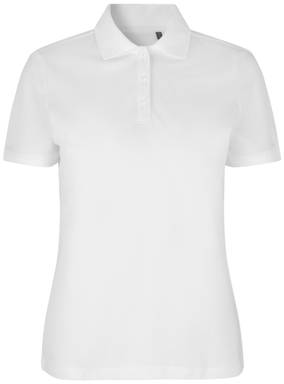 Polo femme bio ID 0587 - Blanc