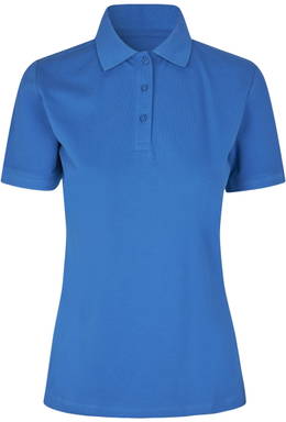 Polo femme bio ID 0587 - Azur