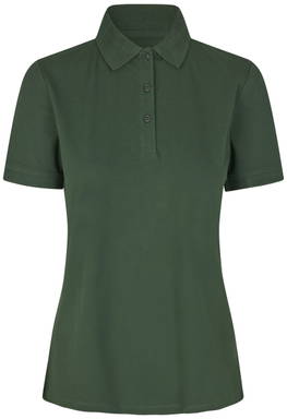 Polo femme bio ID 0587 - Vert bouteille