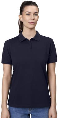 Polo femme bio ID 0587 - Bleu marine