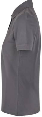 Polo femme bio ID 0587 - Gris argenté