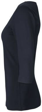 ID Stretch Damen T-Shirt ¾ Ärmel 0597 - Marineblau