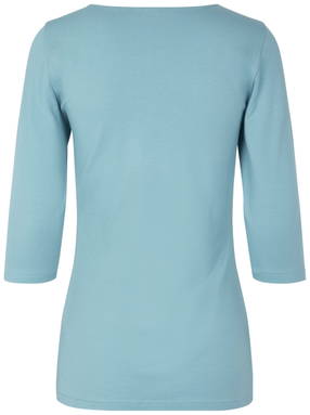 ID Stretch Damen T-Shirt ¾ Ärmel 0597 - Staubiges Aqua