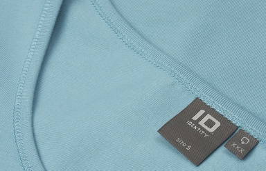 ID Stretch Damen T-Shirt ¾ Ärmel 0597 - Staubiges Aqua