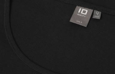 ID Stretch Damen T-Shirt ¾ Ärmel 0597 - Schwarz