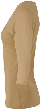 ID Stretch Damen T-Shirt ¾ Ärmel 0597 - Sand