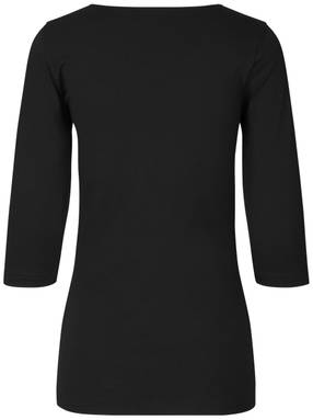ID Stretch Damen T-Shirt ¾ Ärmel 0597 - Schwarz