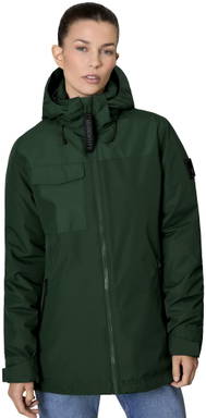 ID Gewatteerde winterjas met capuchon | dames 0843
