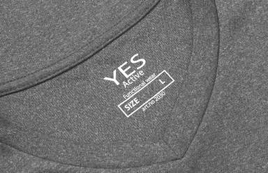 ID YES Active Sportshirt 2030 - Graumeliert