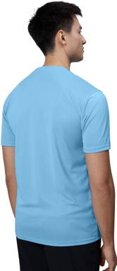 ID YES Active Sportshirt 2030 - Cyan