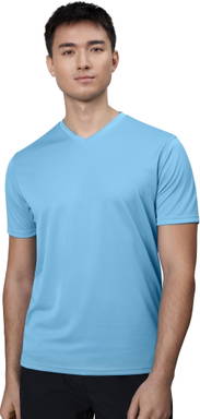 ID YES Active Sportshirt 2030 - Cyan