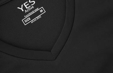 ID YES Active dames sportshirt 2032 - Black