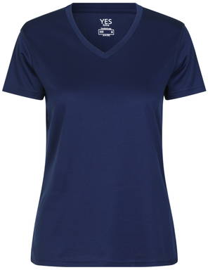 ID YES Active dames sportshirt 2032 - Dark royal blue