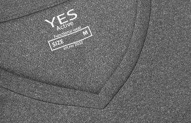ID YES Active dames sportshirt 2032 - Grey melange