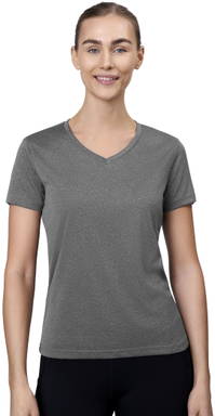 ID YES Active dames sportshirt 2032 - Grey melange
