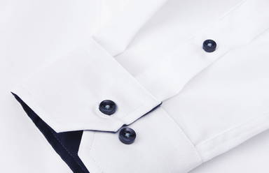 SEVEN SEAS feiner Twill Kontrast moderne Passform Hemd S370 - Weiß