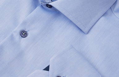 SEVEN SEAS feiner Twill Kontrast moderne Passform Hemd S370 - Hellblau