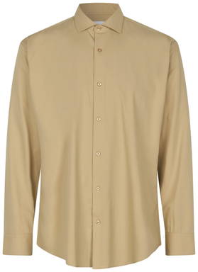 SEVEN SEAS modern fit Hybrid Stretch Hemd S50 - Sand
