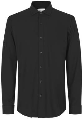 SEVEN SEAS modern fit Hybrid Stretch Hemd S50 - Schwarz