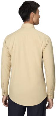 SEVEN SEAS modern fit Hybrid Stretch Hemd S50 - Sand
