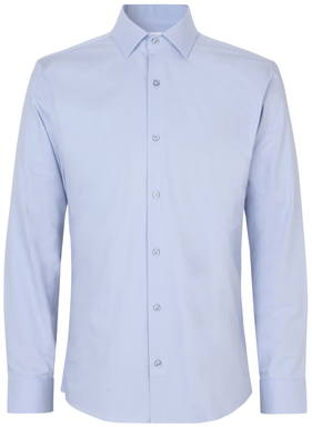 SEVEN SEAS Slim Fit Hybrid Stretch Hemd S51 - Hellblau