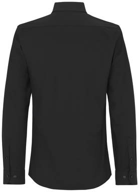 SEVEN SEAS Slim Fit Hybrid Stretch Hemd S51 - Schwarz