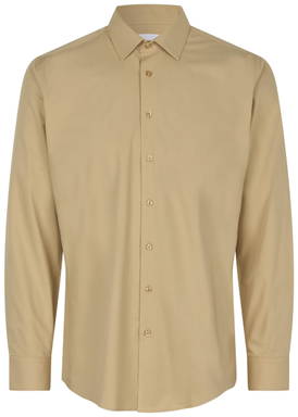 SEVEN SEAS Slim Fit Hybrid Stretch Hemd S51 - Sand