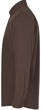 SEVEN SEAS Slim Fit Hybrid Stretch Hemd S51 - Mokka