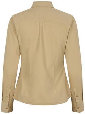 SEVEN SEAS modern fit Hybrid-Stretch-Damenhemd S52 - Sand
