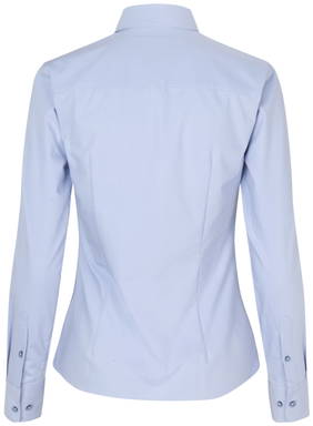 SEVEN SEAS modern fit Hybrid-Stretch-Damenhemd S52 - Hellblau