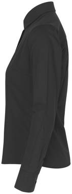 SEVEN SEAS modern fit Hybrid-Stretch-Damenhemd S52 - Schwarz