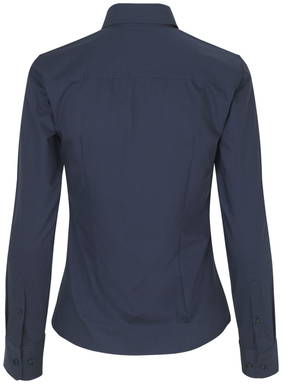 SEVEN SEAS modern fit Hybrid-Stretch-Damenhemd S52 - Marineblau