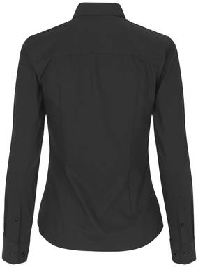SEVEN SEAS modern fit Hybrid-Stretch-Damenhemd S52 - Schwarz