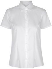 SEVEN SEAS Fine Twill modern fit dames overhemd met korte mouwen S721