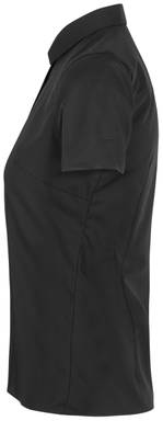 SEVEN SEAS Fine Twill modern fit Damenhemd mit kurzen Ärmeln S721 - Schwarz