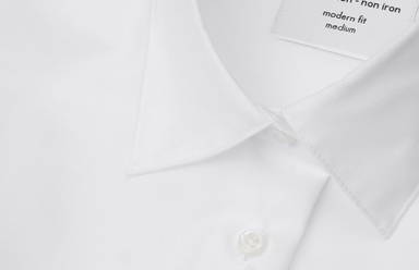 SEVEN SEAS Fine Twill modern fit Damenhemd mit kurzen Ärmeln S721 - Weiß