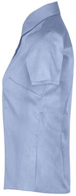SEVEN SEAS Fine Twill modern fit Damenhemd mit kurzen Ärmeln S721 - Hellblau